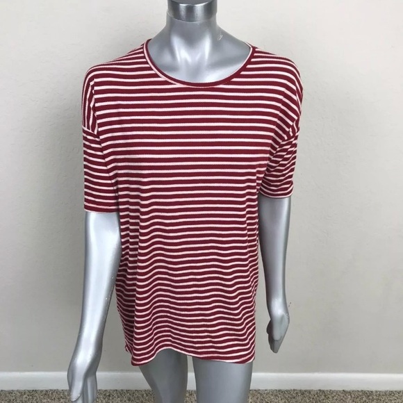 LuLaRoe Tops - Lularoe Top Blouse Casual Short Sleeve Striped S